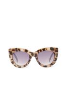 Dailylook Quay X Shay Mitchell Jink Bold Frame Sunglasses In Tortoise At Dailylook