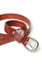 Dailylook Bradley Leather Tie Knot Belt In Cognac At Dailylook
