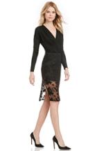 Dailylook Line  Dot Apparition Pin Skirt In Black Xs - S At Dailylook