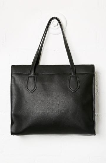 Dailylook Melanee Work Tote Bag In Black At Dailylook
