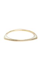 Dailylook House Of Harlow Modern Tribal Pave Bangle Bracelet In Gold At Dailylook
