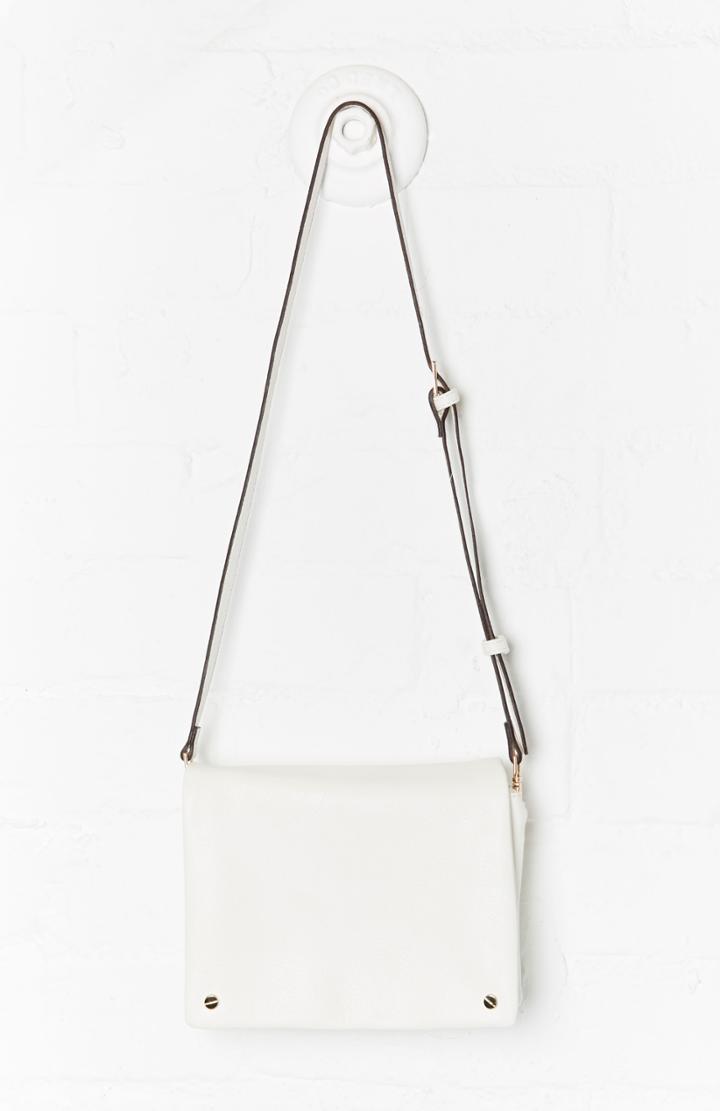 Dailylook Murphy Lee Vegan Leather Purse In White At Dailylook