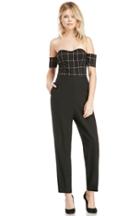 Dailylook Line  Dot Christy Sweetheart Jumpsuit In Black S At Dailylook
