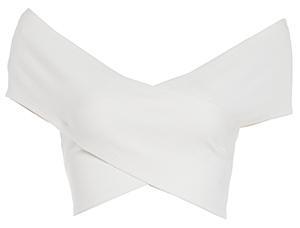 Dailylook Crisscross Wrap Crop Top