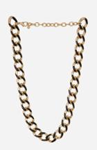 Dailylook Dailylook Lovely Lacquered Chain Necklace In Black At Dailylook