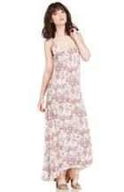 Dailylook Flynn Skye Scoop Back Maxi Dress In Wine Xs - M At Dailylook
