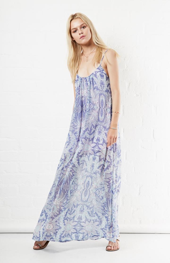 Dailylook Show Me Your Mumu Trapeze Maxi Dress In Lilac Xs - L At Dailylook
