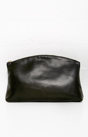 Dailylook Baggu Leather Clutch In Black At Dailylook