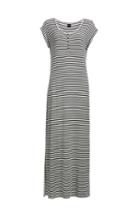Dailylook Gentle Fawn Toluca Dress In Black  White Stripe Xs - L At Dailylook