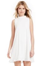 Dailylook J.o.a Collar Shift Dress In Ivory Xs - L At Dailylook