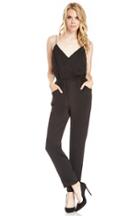 Dailylook Khloe Luxe Jersey Jumpsuit In Black M - L At Dailylook