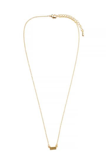 Dailylook Dailylook Put Your Name On It Necklace In Gold At Dailylook