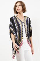 Dailylook Raga Neo Tribal Hoodie In Multi-colored S - L At Dailylook