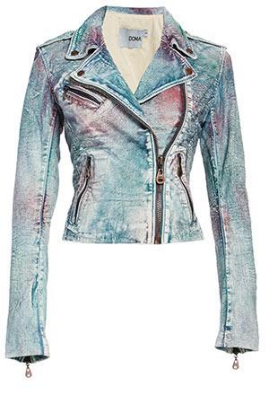 Dailylook Doma Tie Dye Leather Jacket