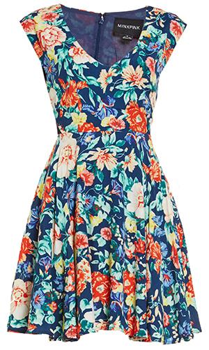 Dailylook Minkpink Acid Bloom Dress In Multi-colored L At Dailylook