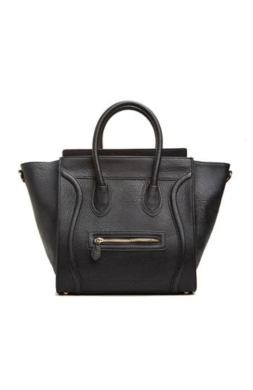 Dailylook Dailylook Large Structured Handbag In Black