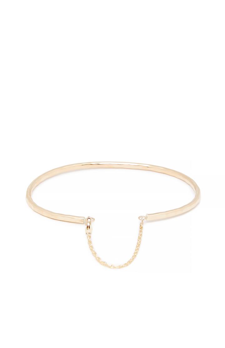 Dailylook Phyllis + Rosie Chain Cuff Bracelet In Gold At Dailylook