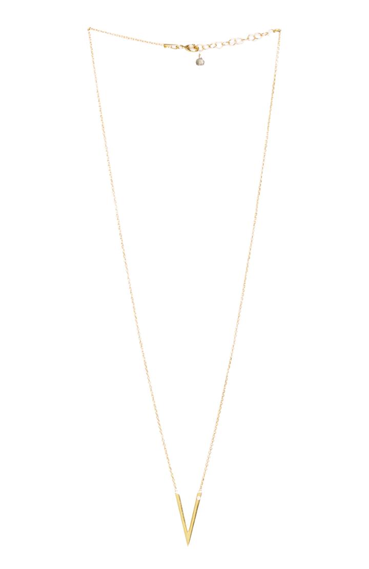 Dailylook Natalie B Cest La Vie Necklace In Gold At Dailylook