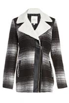 Dailylook Jack By Bb Dakota Aliso Jacket In Black / White Xs - L At Dailylook