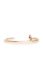Dailylook Giles  Brother Skinny Railroad Spike Cuff Bracelet In Rose Gold At Dailylook