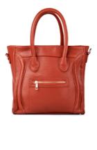 Dailylook On The Go Structured Handbag In Brown One Size At Dailylook