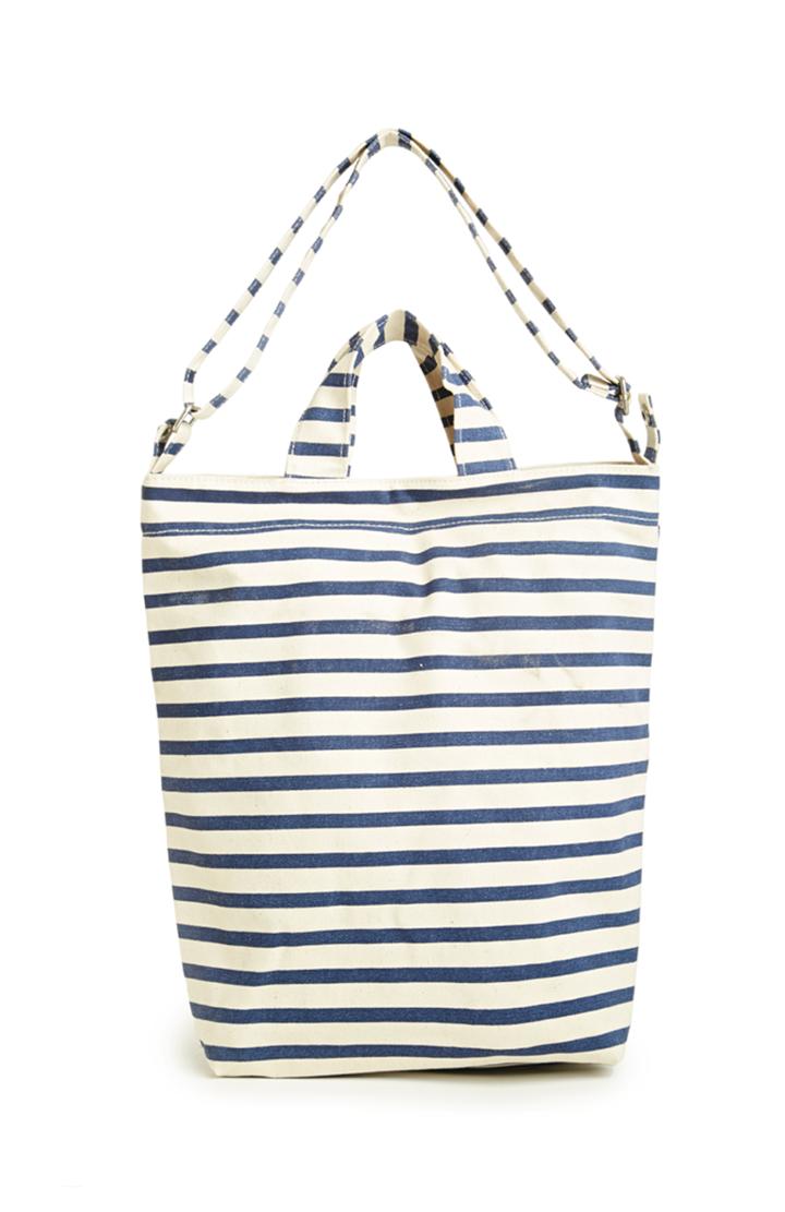 Dailylook Baggu Shoulder Tote Duck Bag In Blue At Dailylook
