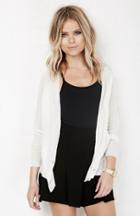 Dailylook Beck Lightweight Cardigan In Ivory S - L At Dailylook