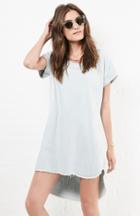 Dailylook Lecrae Chambray Shift Dress In Light Blue S - L At Dailylook