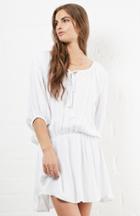 Dailylook Faithfull The Brand On Repeat Romper In White/light Blue Xs - L At Dailylook