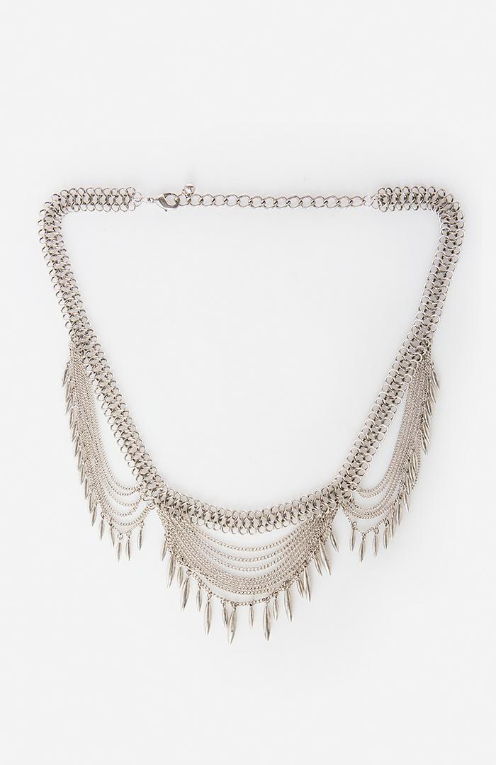 Dailylook Stone Cold Fox For Luv Aj The Morrison Belt In Silver One Size At Dailylook