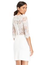 Dailylook Bb Dakota Lace Princeton Dress In White S At Dailylook