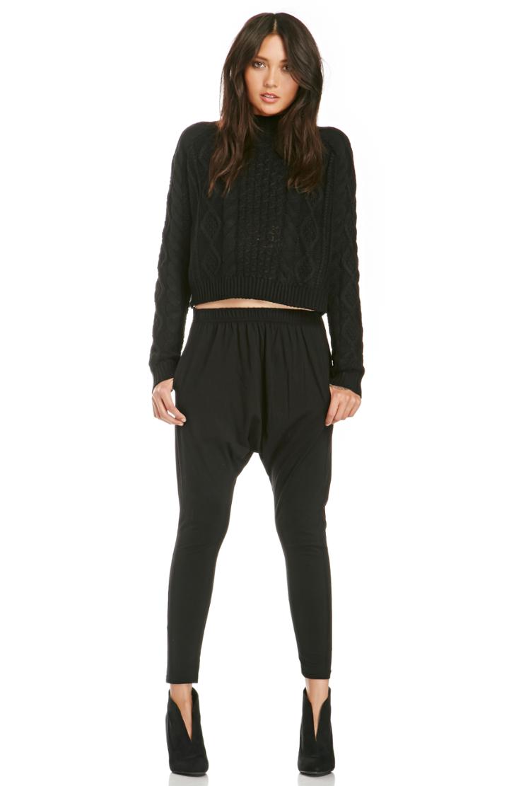 Dailylook Cameo String Line Pants In Black S At Dailylook