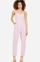 Dailylook Chic Strapless Jumpsuit In Lavender S At Dailylook