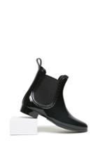 Dailylook Steve Madden Cloudy Rainboots In Black 6 - 8 At Dailylook