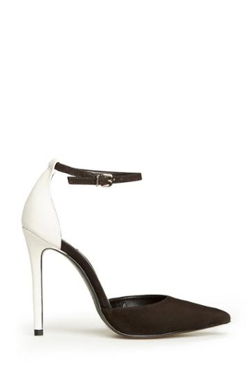 Dailylook Schutz Irma Heels In Black / White 6 - 10