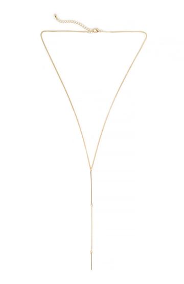 Dailylook Dailylook Double Bar Necklace In Gold At Dailylook