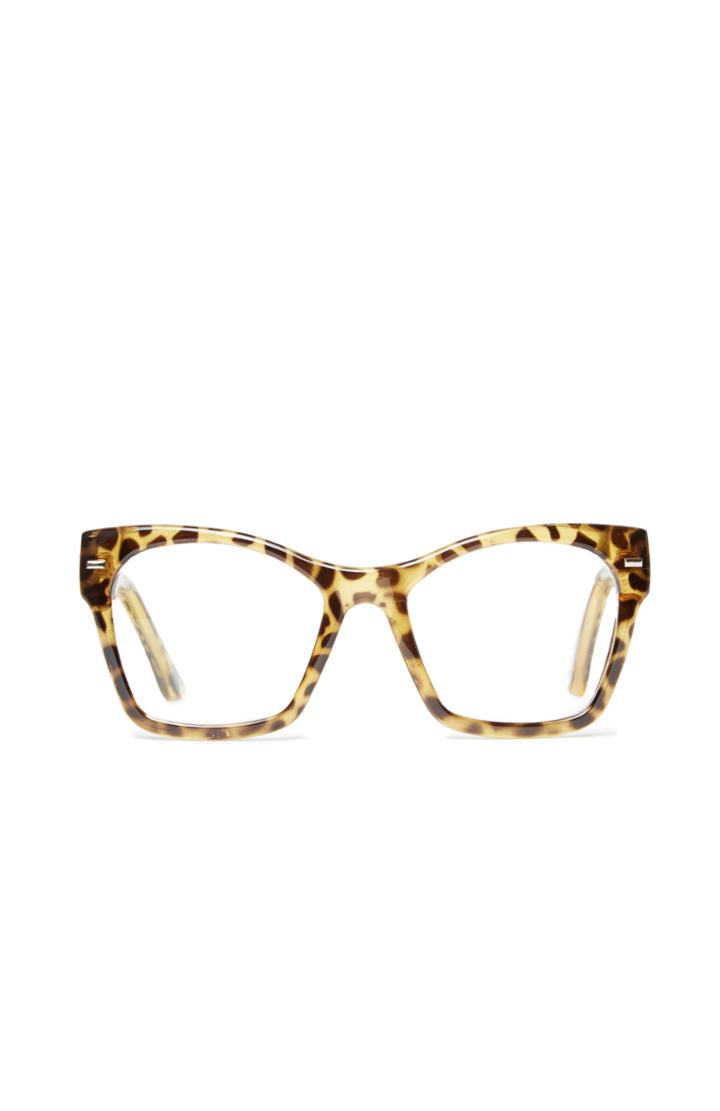 Dailylook Spitfire Coco Cat Eye Wayfarer Sunglasses In Tortoise At Dailylook
