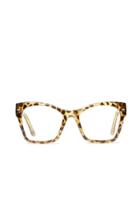 Dailylook Spitfire Coco Cat Eye Wayfarer Sunglasses In Tortoise At Dailylook