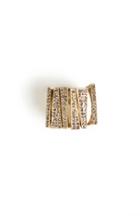 Dailylook House Of Harlow 1960 Kinetic Stack Rings In Gold At Dailylook