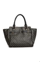 Dailylook Deux Lux Dottie Wing Tote In Black At Dailylook