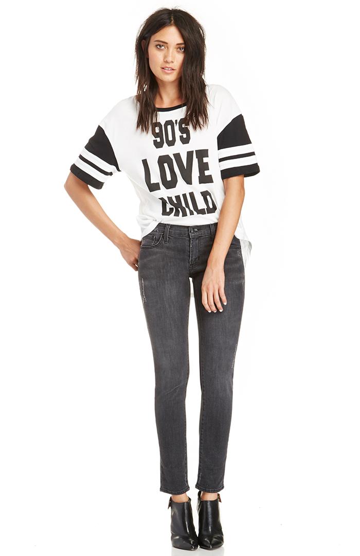 Dailylook Crop Fest Relaxed Jeans In Black 24 - 31 At Dailylook