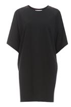 Dailylook Blq Basiq Sweatshirt Dress In Black Xs / S At Dailylook