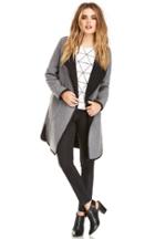 Dailylook Bb Dakota Bevan Reversible Coat In Black Xs - M At Dailylook