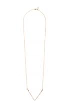 Dailylook Phyllis + Rosie V Bar Necklace In Gold At Dailylook