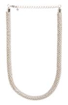 Dailylook Dailylook Hemsworth Sparkling Jeweled Necklace In Silver At Dailylook