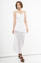 Dailylook Saylor Lesley Vintage Lace Maxi Dress In White Xs - L At Dailylook