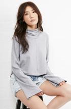 Dailylook Twisted Sister Sweatshirt In Gray S - L At Dailylook