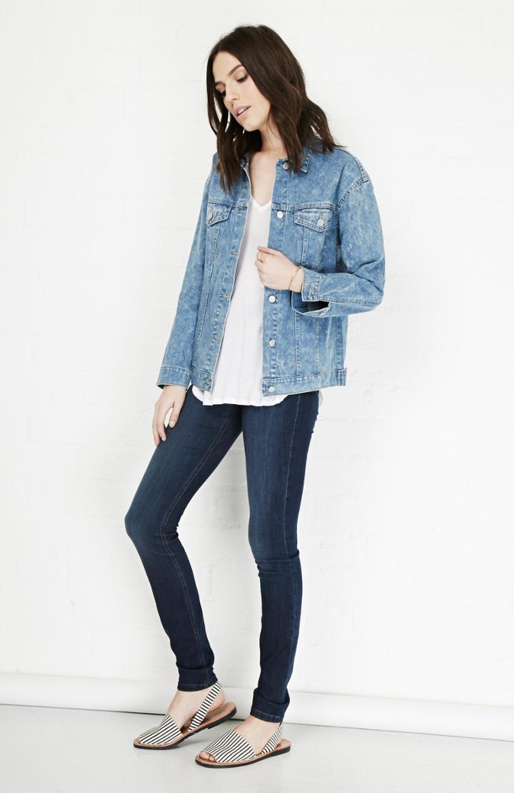 Dailylook Matzeliger Denim Jacket In Blue S - L At Dailylook