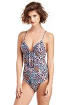 Dailylook Tigerlily Bouquet Of Flowers One Piece In Multi-colored 2 - 6 At Dailylook