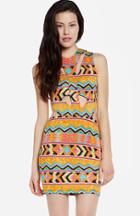 Dailylook Lovers + Friends Got A Body Mini Dress In Tribal In Multi-colored Xs - S At Dailylook